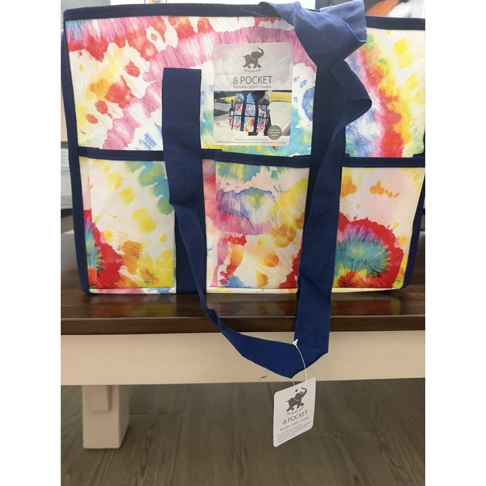Brand New!  8 Pocket Utility Tote Tie Dye